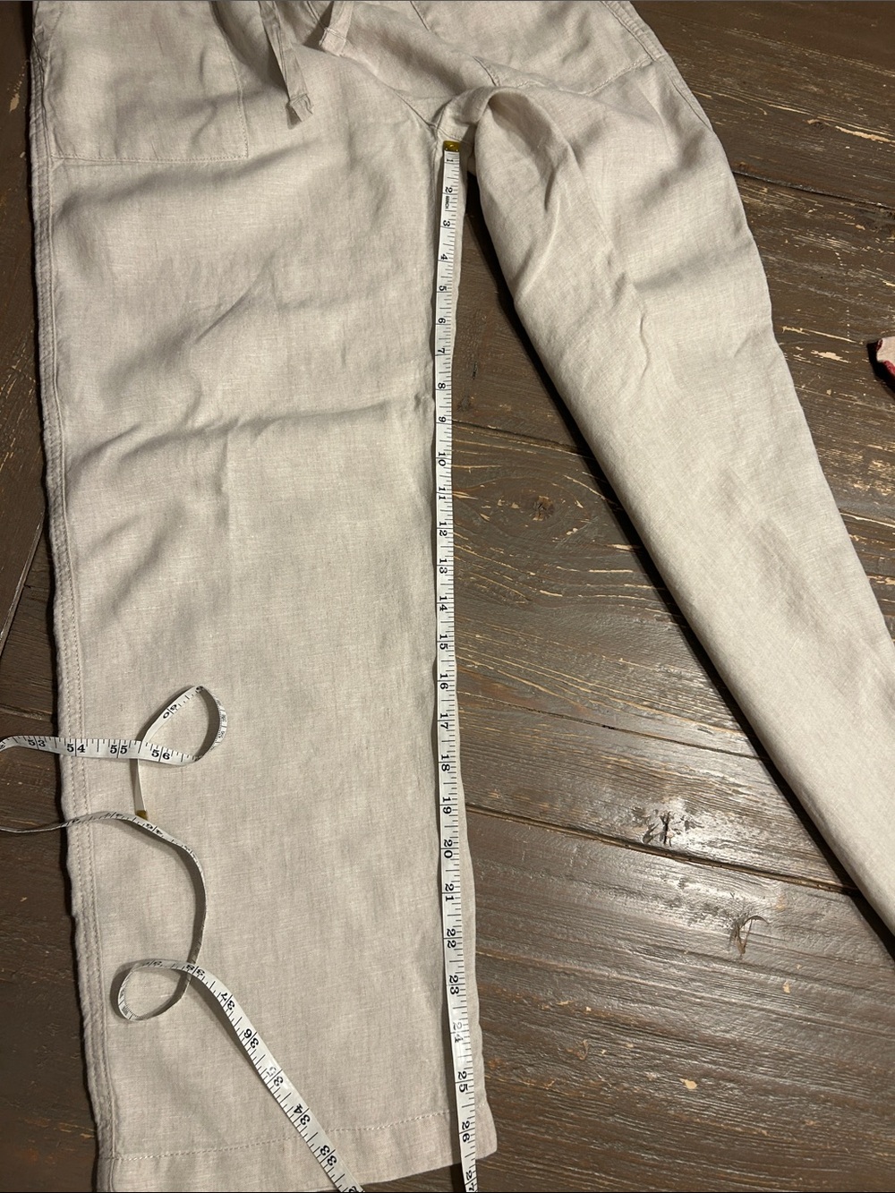 Banana Republic Drawstring 100% Linen Pants - Picture 10 of 11